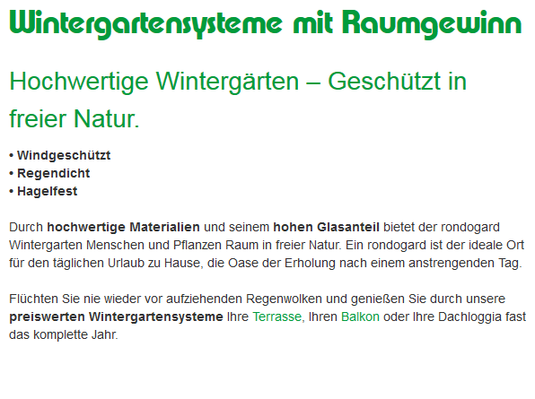maßgeschneiderter Wintergarten für  Thüringen